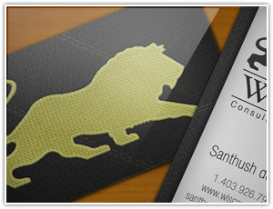 Business card design - Click to enlarge